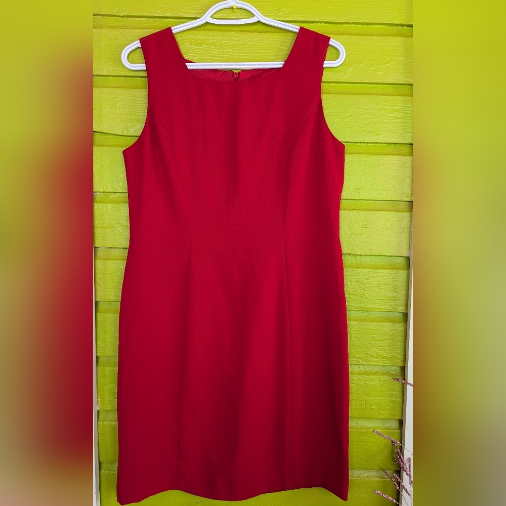 Vintage Red RMC Dress Size 10 Made In Canada